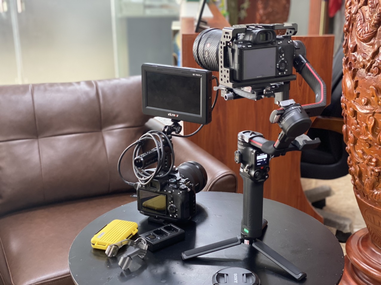 Trang thiết bị ghi hình thời sự htv9